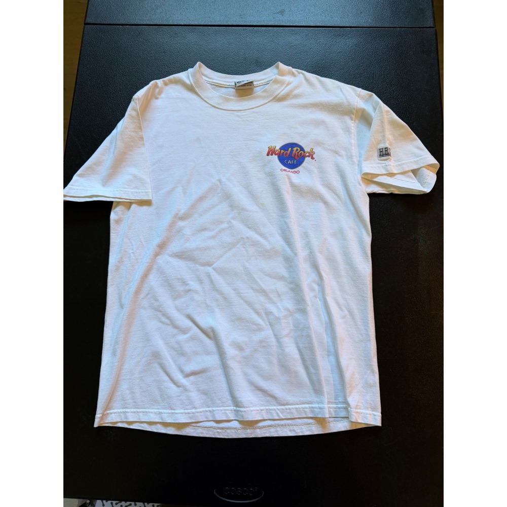 Vintage Hard Rock Cafe Orlando Kingdom of Rock T-Shirt White Medium Made in USA